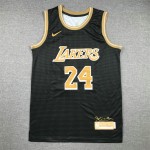 Maglia NBA 24 Bryant Lakers 2024-25 Nero Ricamato