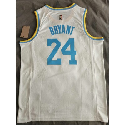 Maglia NBA 24 Bryant Lakers 22-23 Retro Bianco