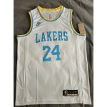 Maglia NBA 24 Bryant Lakers 22-23 Retro Bianco