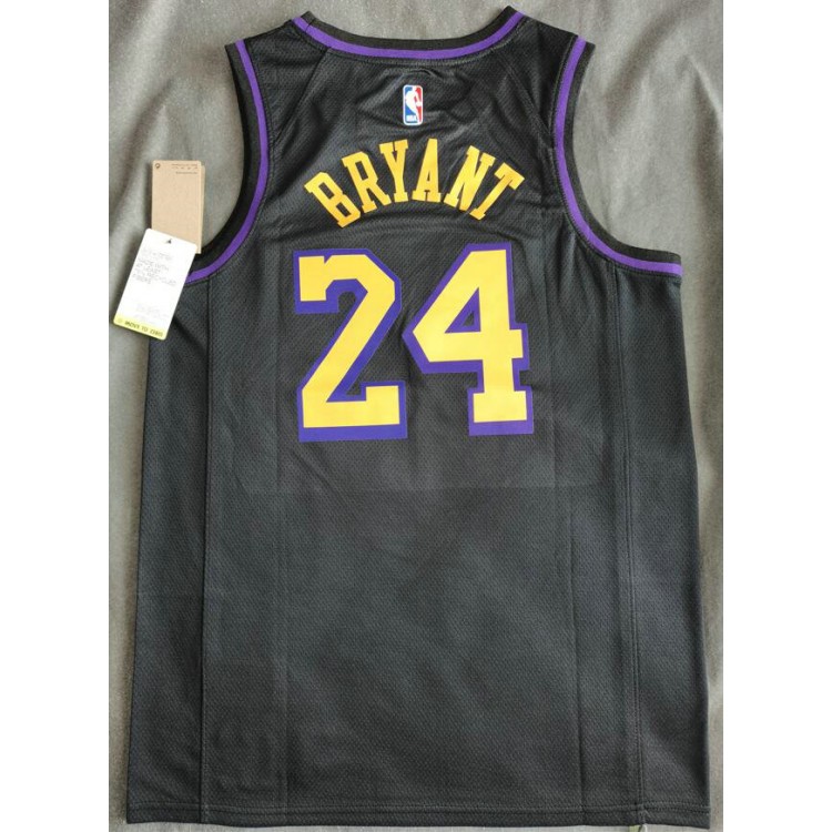 Maglia NBA 24 Bryant Los Angeles Lakers Nero 2019-20