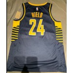 Maglia #24 Hield Indiana Pacers 22-23 Blu Stampato