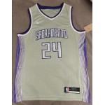 Maglia NBA 24 Jackson Sacramento Kings 22-23 city Grigio Stampato