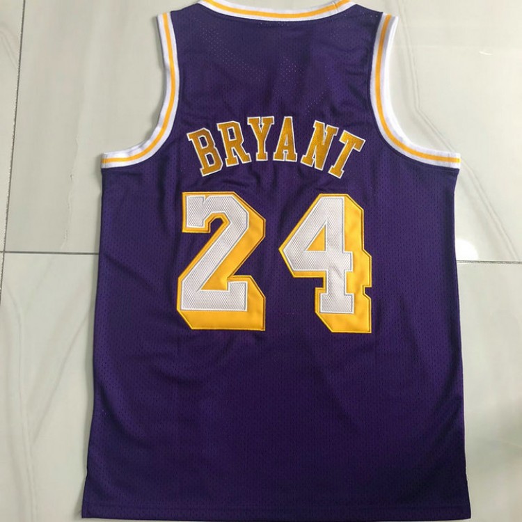 Maglia NBA 24 Kobe Bryant Lakers 2007-08 Autentico Viola