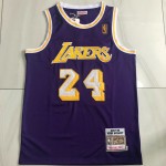 Maglia NBA 24 Kobe Bryant Lakers 2007-08 Autentico Viola