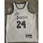 Maglia NBA 24 Kobe Bryant Lakers 22-23 city Bianco