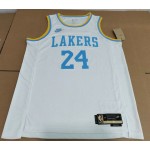 Maglia NBA 24 Kobe Bryant Lakers 22-23 Retro Bianco