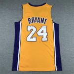 Maglia NBA 24 Kobe Bryant Lakers 60th Giallo