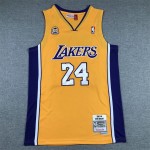 Maglia NBA 24 Kobe Bryant Lakers 60th Giallo