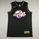 Maglia NBA 24 Kobe Bryant Lakers Diamond Edition Nero or