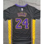 Maglia NBA 24 Kobe Bryant Lakers Hollywood Night Stampato