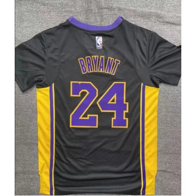 Maglia NBA 24 Kobe Bryant Lakers Hollywood Night Stampato