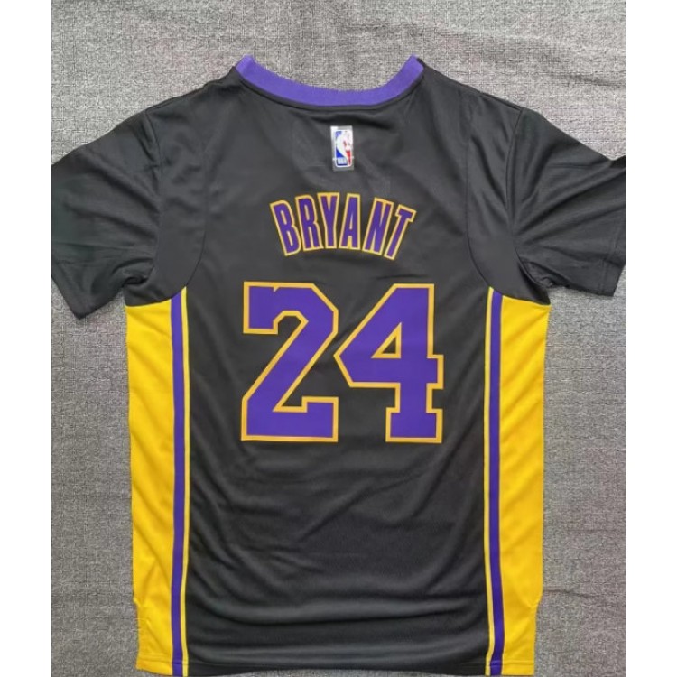 Maglia NBA 24 Kobe Bryant Lakers Hollywood Night Stampato