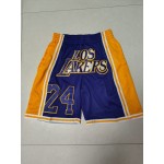 Maglia NBA 24 Lakers Just don Pantaloncini Viola