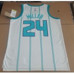 Maglia #24 Miller Charlotte Hornets Bianco