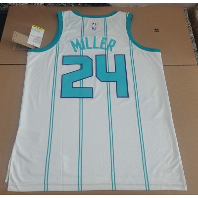 Maglia #24 Miller Charlotte Hornets Bianco