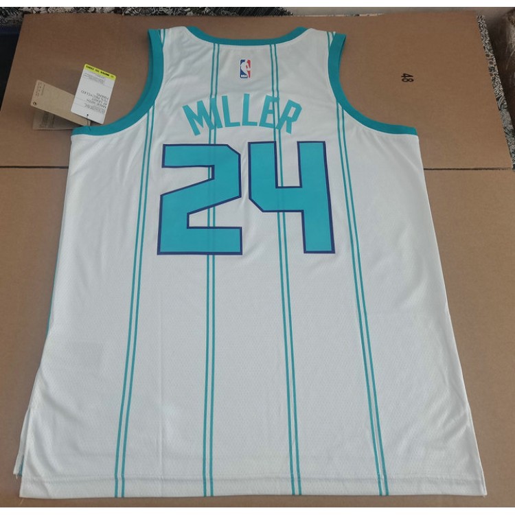 Maglia #24 Miller Charlotte Hornets Bianco