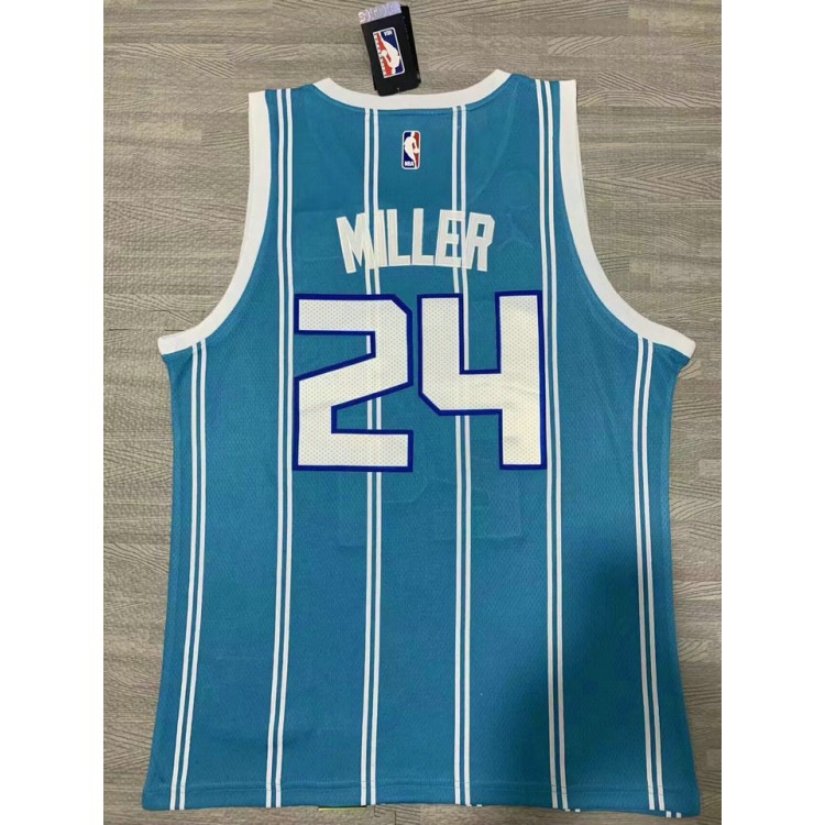 Maglia #24 Miller Hornets Blu Ricamato