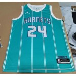 Maglia #24 Plumlee Hornets Blu Stampato