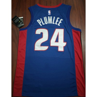 Maglia #24 Plumlee Pistons Motor City Edition