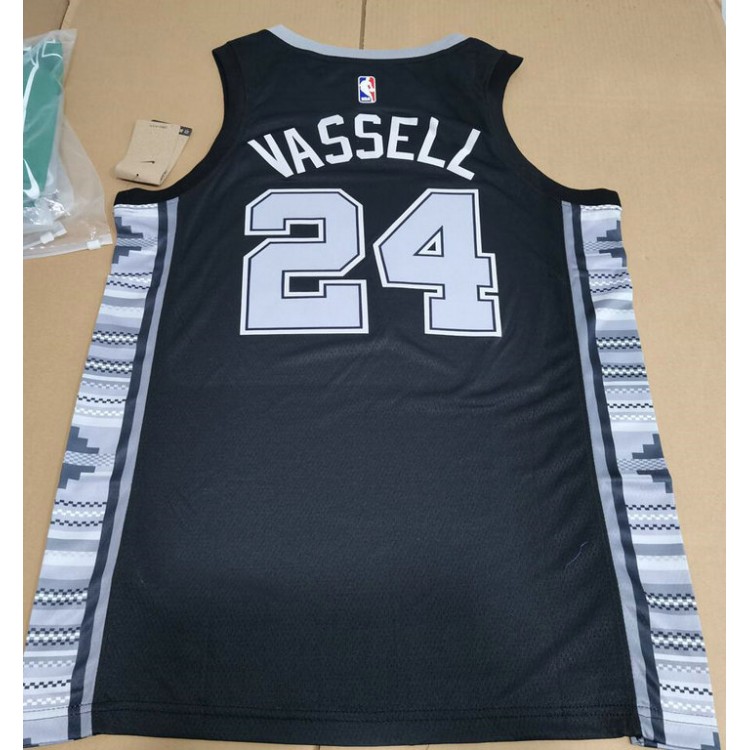 Maglia NBA 24 Vassell 2022-23 Nero Statement Edition