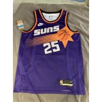 Maglia NBA 25 Bridges Phoenix Suns 2022-23 classic edition Viola