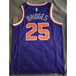 Maglia NBA 25 Bridges Phoenix Suns Viola