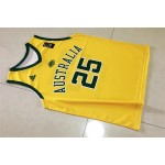 25 Simmons 2019 FIBA World Cup Australia Team Maglia Giallo Uomo