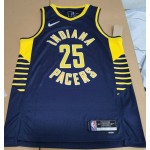 Maglia #25 Smith Indiana Pacers 22-23 Blu con diamond logos Stampato