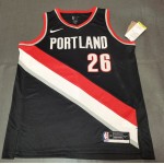 Maglia NBA 26 Winslow Portland Trail Blazers Nero