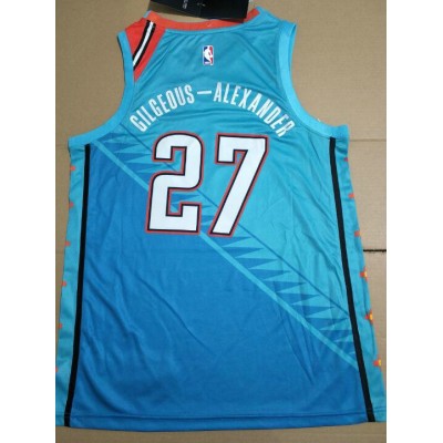 Maglia NBA 27 Gilgeous-alexander 2019 OKC Thunder city