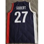 Maglia 27 Gobert France team Blu Navy