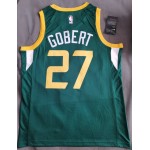 Maglia NBA 27 Gobert Jazz 20-21 earnedVerde