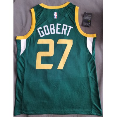 Maglia NBA 27 Gobert Jazz 20-21 earnedVerde