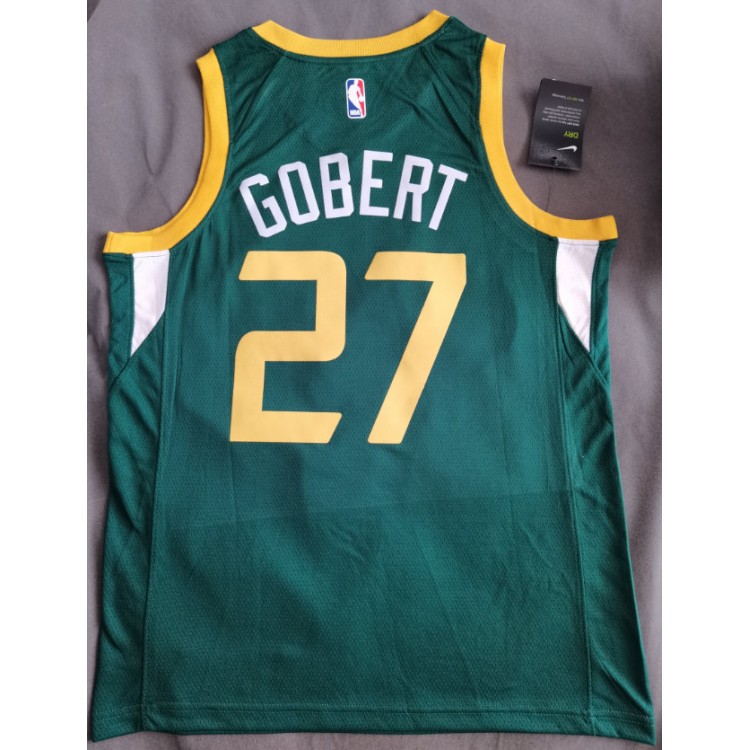 Maglia NBA 27 Gobert Jazz 20-21 earnedVerde