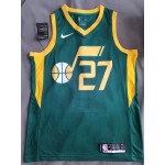 Maglia NBA 27 Gobert Jazz 20-21 earnedVerde