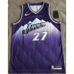 Maglia NBA 27 Gobert Jazz Retro Viola