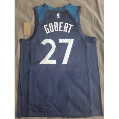 Maglia NBA 27 Gobert Timberwolves Blu