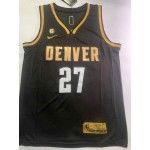 Maglia NBA 27 Murray Nuggets 23-24 Nero or Ricamato