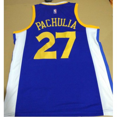 Maglia 27 Zaza Pachulia Warriors Nike Swingman Blu