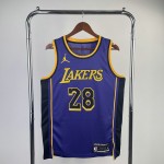 Maglia NBA 28 Hachimura Lakers 22-23 Viola