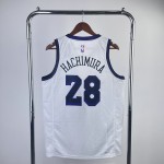 Maglia NBA 28 Hachimura Lakers 22-23 city Bianco