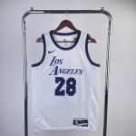 Maglia NBA 28 Hachimura Lakers 22-23 city Bianco