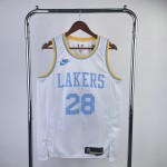 Maglia NBA 28 Hachimura Lakers 22-23 classic Bianco