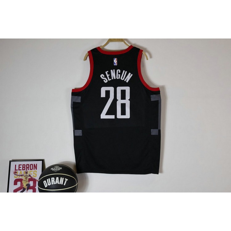 Maglia NBA 28 Sengun Houston Rockets 23-24 statement Nero