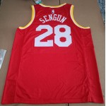 Maglia NBA 28 Sengun Rockets Retro Rosso