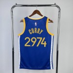 Maglia NBA 2974 Curry warriors Blu