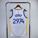 Maglia NBA 2974 Curry warriors Bianco