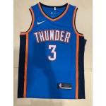 Maglia NBA 3 Chris Paul OKC Thunder 19-20 Season Blu