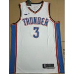 Maglia NBA 3 Chris Paul OKC Thunder 19-20 Season Bianco