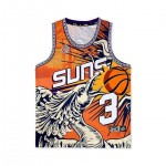 Maglia NBA 3 Chris Paul Phoenix Suns Arancione Stampato